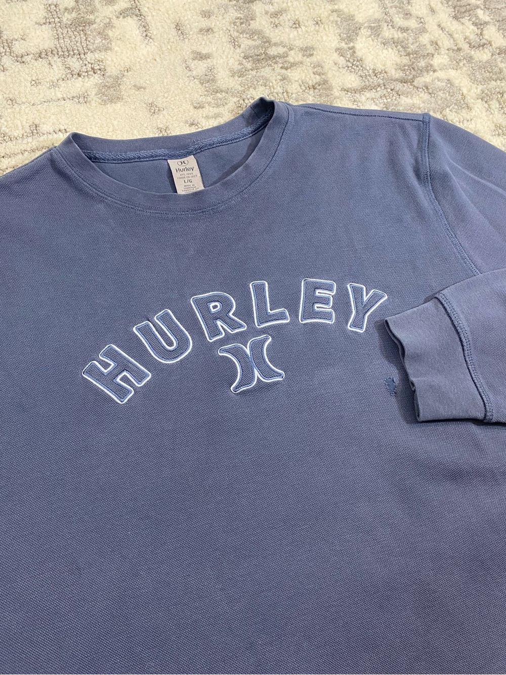 Y2k Hurley Embroidered Sweatshirt